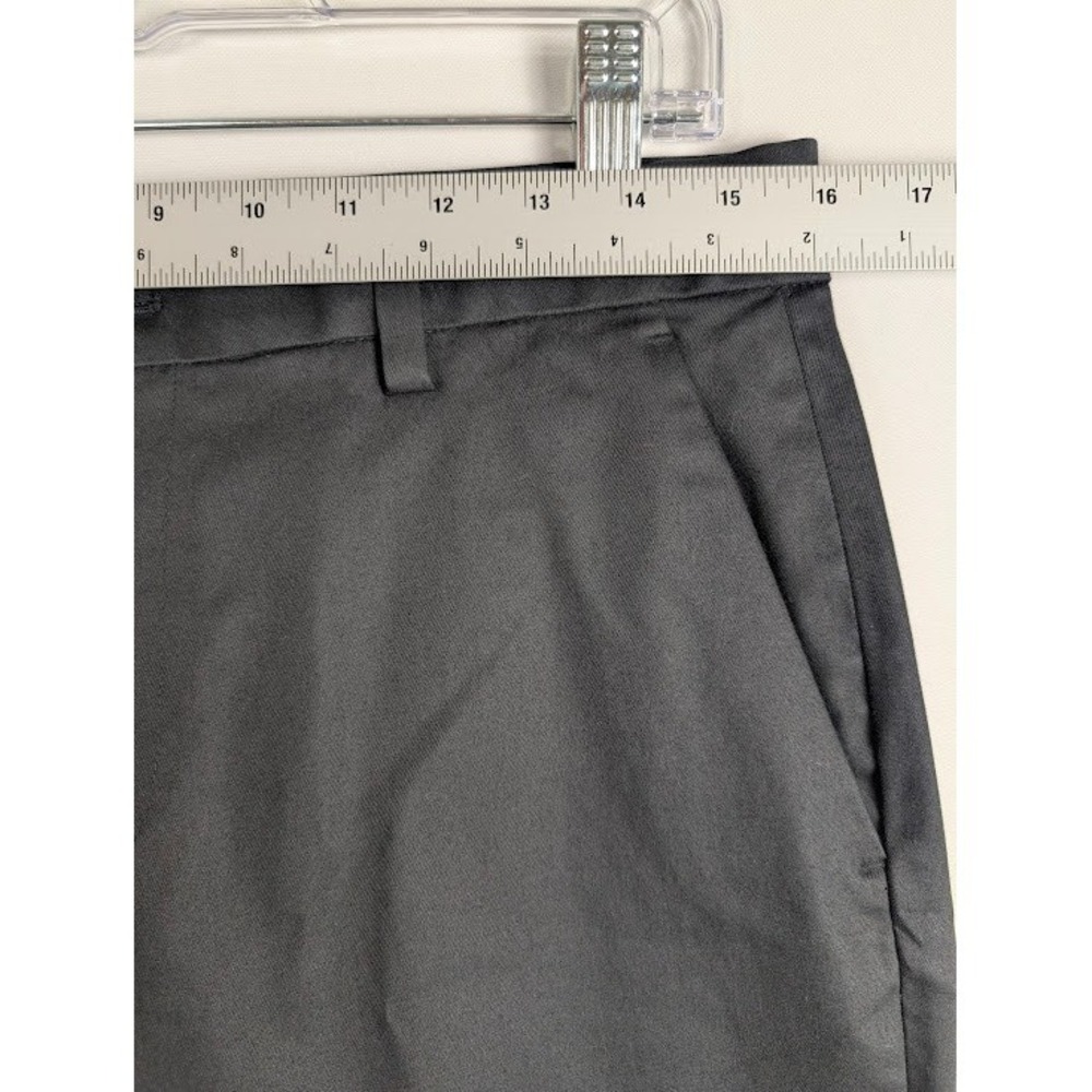 Brooks Brothers Chinos Mens 32x32 Black Advantage Stretch Pants Straight Flat - Picture 3 of 8